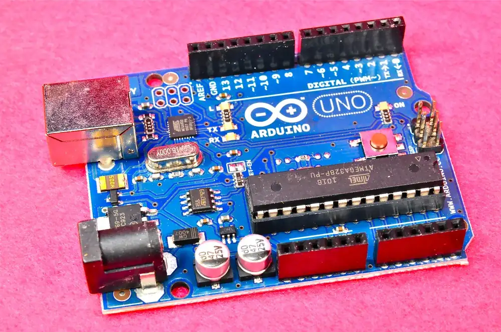 An Arduino Uno board