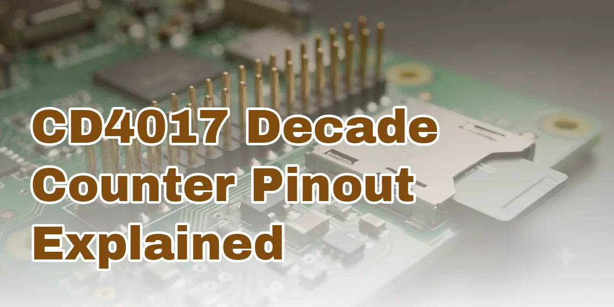 CD4017 Decade Counter Pinout Explained