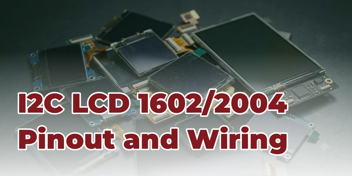 I2C LCD 1602/2004 Pinout and Wiring